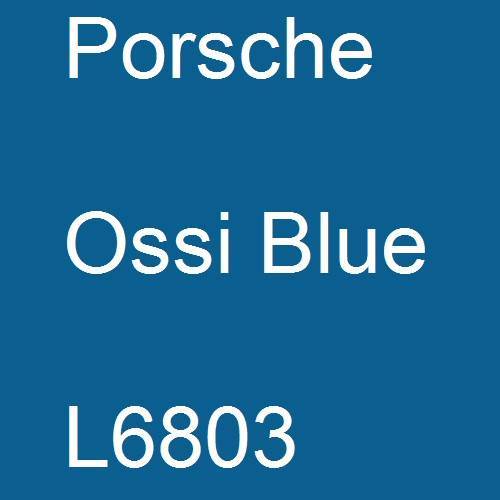 Porsche, Ossi Blue, L6803.